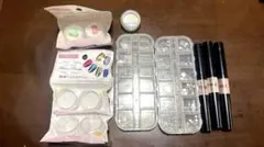 ネイルパーツセット ストーン ミラーパウダー類