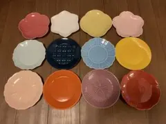 ★新品＊金麦 花やか皿 全12枚セット コンプリート 取り皿 銘々皿 小皿★②