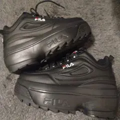 フィラスニーカー　FILAディスラプター2 ウェッジ　超厚底　23.5センチ
