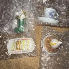 一番くじ　コメダ珈琲店　E賞 ミニフィギュアチャーム　4種