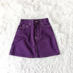 BROWNY STANDARD パープルデニムステッチタイトスカート Mのサムネイル