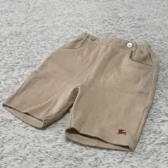 【美品】BURBERRY バーバリー キッズ ハーフパンツ 半ズボン ベージュ