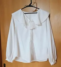 GU 長袖ブラウス XS　オフホワイト