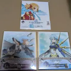 一番くじ ソードアート・オンライン ミニ色紙 3枚セットのサムネイル