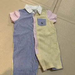 Ralph Lauren ストライプロンパース