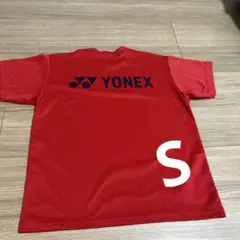 ヨネックス　tシャツ 赤　レッド　S