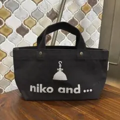 niko and... トートバッグ ミニ ブラックのサムネイル