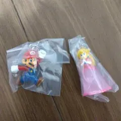 スーパーマリオ めじるしアクセサリー マリオ ピーチ　セット
