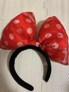 ミニーマウス 水玉カチューシャ