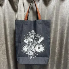 初音ミク 倉敷デニムトート 浮世絵 アトリエ・マギ