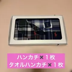 Polo Ralph Lauren チェック柄ハンカチ ボックス入り