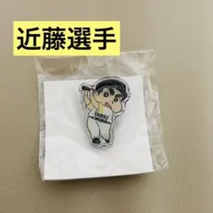 福岡ソフトバンクホークス　クレヨンしんちゃん　コラボ　ガチャピンバッジ