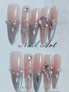 A5エレガントネイルチップ 10本セットSサイズ