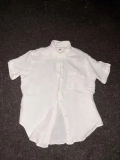 Levi's 00s半袖シャツ　白　コットン　メンズ　レディース　ウィメンズ