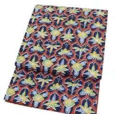 全通柄 京袋帯 金毘羅亀甲 松 笹 紅葉 花