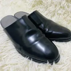 【美品】UNITED TOKYO サンダル ブラック リアルレザーヒールミュール