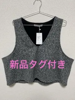 ways will ニットベスト　裏毛付き