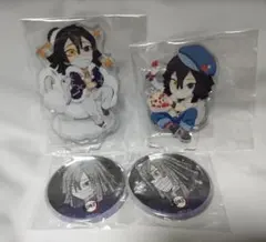 12 鬼滅の刃 伊黒小芭内 缶バッジ アクリルスタンド ４点セット マチアソビ