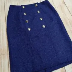 BURBERRY LONDON　日本製　アルパカ混　タイトスカート