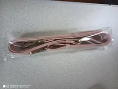 ピンク 合成皮革 ショルダーストラップ