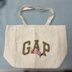 GAP 花柄トートバッグ オフホワイト