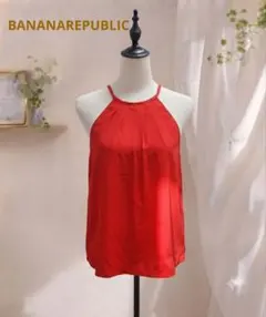 未使用 BANANA REPUBLIC 赤色 レッド キャミソール Mサイズのサムネイル