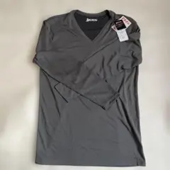 Srixon グレー Vネック 長袖シャツ