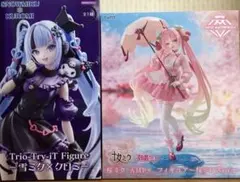 Trio-Try-iT Figure 初音ミク×クロミ コラボ AMP 桜ミク