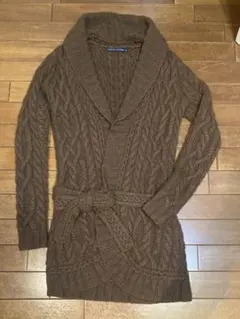 RALPH LAUREN ケーブルニットカーディガン