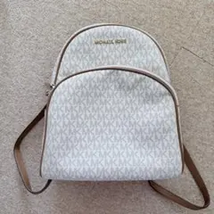 マイケルコース リュック バックパック ホワイト ブラウン