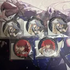 DMMスクラッチ 幽遊白書 E賞 蔵馬 缶バッジ 2種 パジャマ オンライン