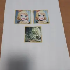 プロセカ　カラフルステージ！スクエアステッカーコレクション　鏡音リンセット