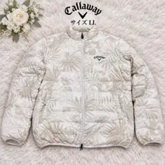 Callaway 캘러웨이 2WAY 다운 재킷 보타니컬 무늬 LL