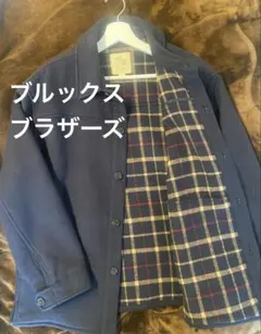 ブルックスブラザーズ ネイビーウールコート