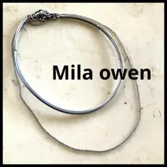 【値下】5500円Mila owenミラオーウェン＊チョーカー＆ネックレス＊重付