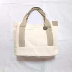 帆布トートバッグ キャンパス　オフホワイト 大容量　新品未使用