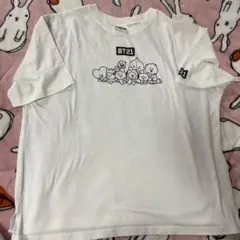 bt21 しまむら 白 Tシャツ