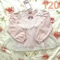 【新品】マイメロディ キッズ 長袖カットソー トレーナー チュニック 120