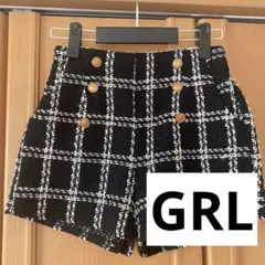 GRL チェック柄ショートパンツ