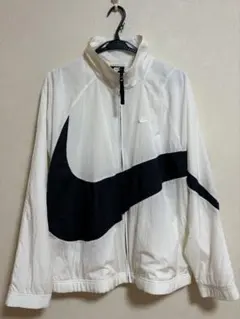Nike ナイロンジャケット ホワイト/ブラック M