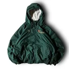 USA古着Tri-Mountainウォームアップジャケット短丈フーディナイロン