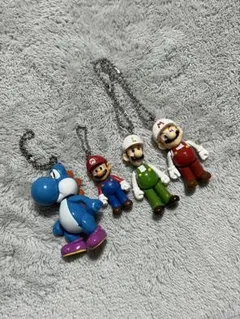 マリオ・ルイージ・ヨッシー キーホルダー 4個セット