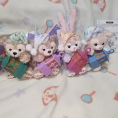 J*m様 ダッフィー&フレンズ　ぬいぐるみチャーム　４体セット