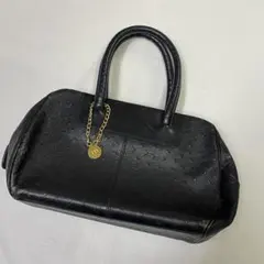 レザーハンドバッグ　hanae mori ブラック　K2512103