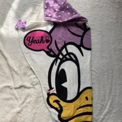 デイジーダック フード付きタオル