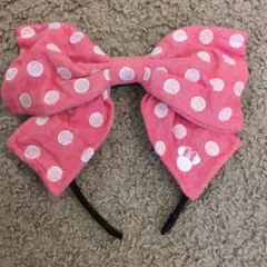 ディズニー　 水玉カチューシャ