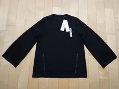 【UNIQLO＋J】ドライスウェットクルーネックシャツ/黒/L