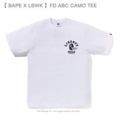 【 BAPE X LBWK 】FD ABC CAMO TEE ステッカー付きのサムネイル