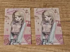 ダンガンロンパ 緜さんイラスト 私服で旅行 イラストカード 赤松楓