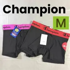 7【吸汗速乾 】前とじChampionチャンピオンボクサーパンツ Ｍ２枚